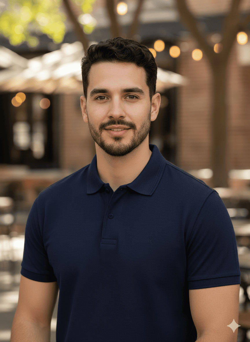 Everyday Plain Polo Shirt (Navy Blue)